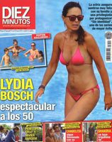 Lydia Bosch luce cuerpo en bikini a los 50 años en Diez Minutos