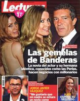 Las gemelas de Antonio Banderas en Lecturas