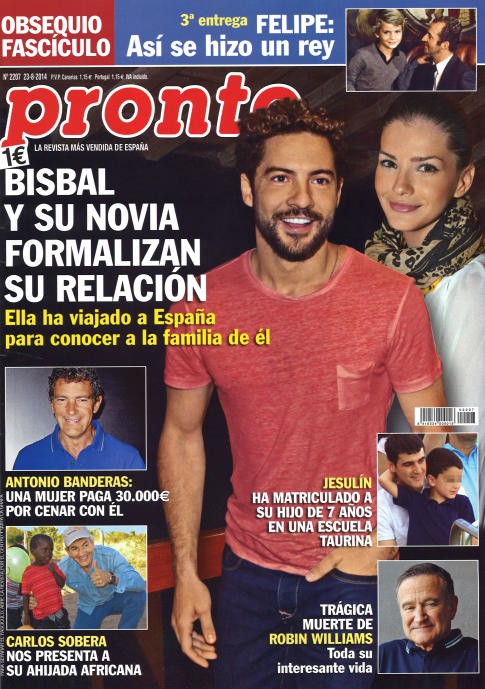 Bisbal y su novia formalizan su relación en Semana