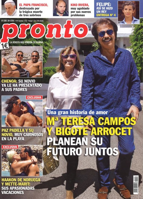 El futuro de María Teresa Campos y Bigote Arrocet en Pronto