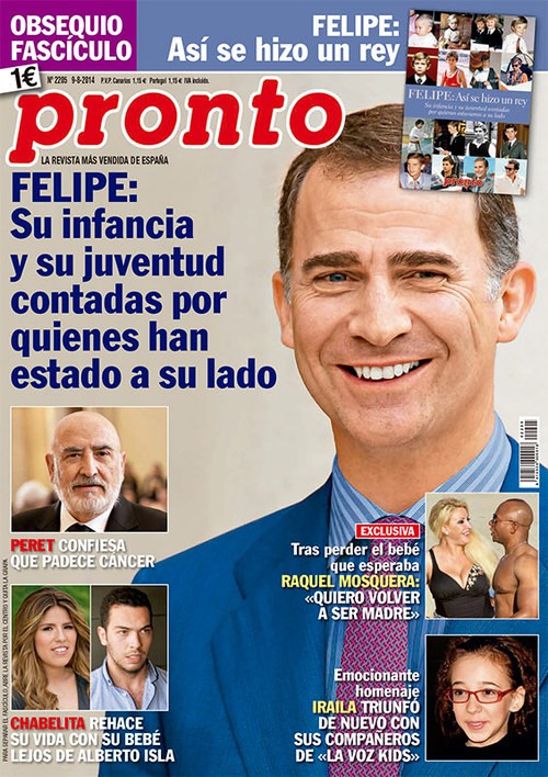 La infancia y la juventud del Rey Felipe VI en Pronto