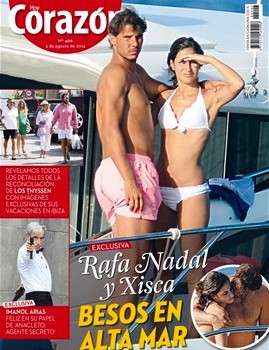 Rafa Nadal y Xisca Perelló viven su amor en un barco en Hoy Corazón