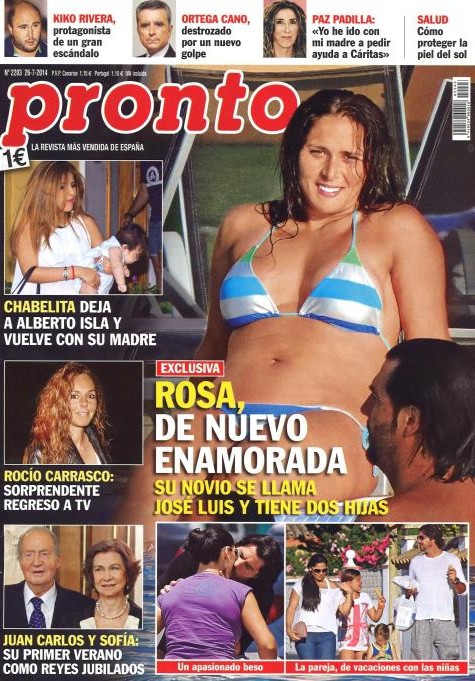Rosa, de nuevo enamorada en Pronto