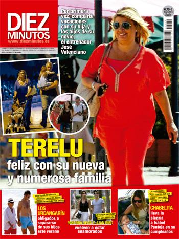 Terelu Campos, feliz con su nueva y numerosa familia en Diez Minutos