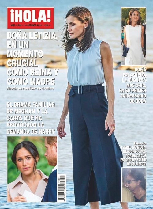 En ¡Hola!, Doña Letizia en un momento crucial como Reina y como madre
