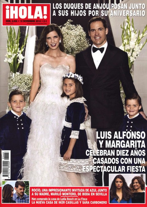 ¡Hola! celebra con Luis Alfonso de Borbón y Margarita Vargas su décimo aniversario de boda