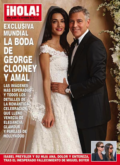 ¡Hola! muestra la boda de George Clooney y Amal