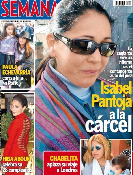 Isabel Pantoja a la cárcel en Semana