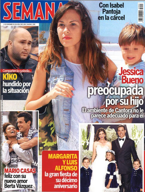 Jessica Bueno, preocupada por su hijo por la situación de Isabel Pantoja en Semana