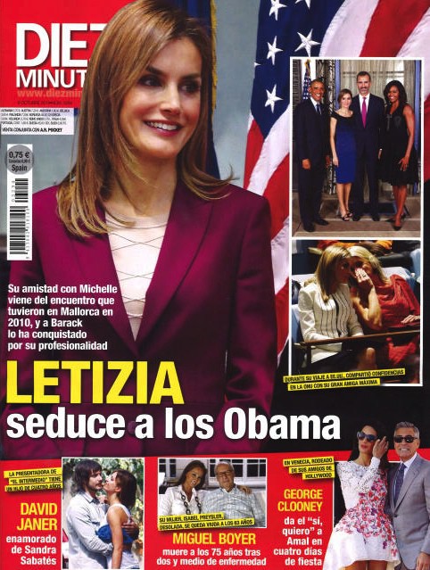 Letizia seduce a los Omaba en Diez Minutos