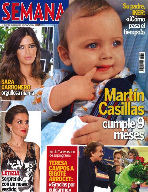 Martín Casillas cumple 9 meses en Semana