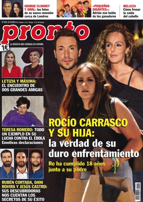 Pronto desvela la verdad del enfrentamiento entre Rocío Carrasco y su hija