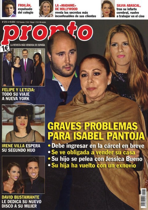 Pronto repasa los graves problemas de Isabel Pantoja