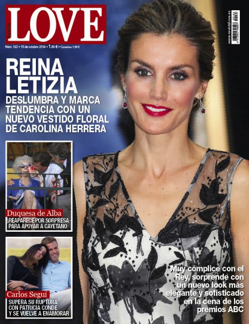 La Reina Letizia deslumbra en Love