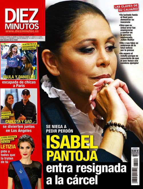 La resignación de Isabel Pantoja para entrar en la cárcel en Diez Minutos