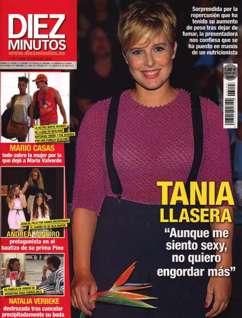 Tania Llasera se siente sexy en Diez Minutos