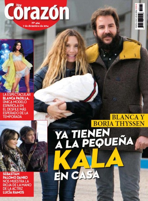 Hoy Corazón muestra la presentación de la hija de Borja Thyssen y Blanca Cuesta