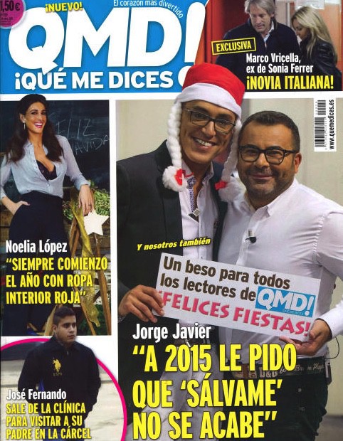 Jorge Javier Vázquez pide sus deseos para 2015 en QMD!