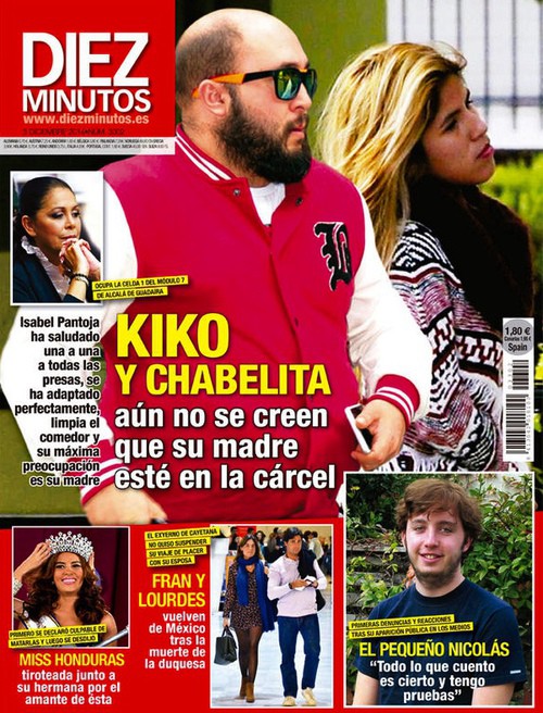 Kiko y Chabelita no asimilan el ingreso en prisión de Isabel Pantoja en Diez Minutos