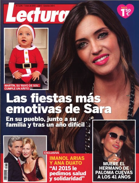 Lecturas enseña las fiestas más emotivas de Sara Carbonero