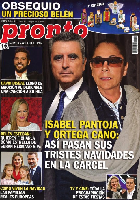 Las Navidades de Isabel Pantoja y Ortega Cano en la cárcel en Pronto