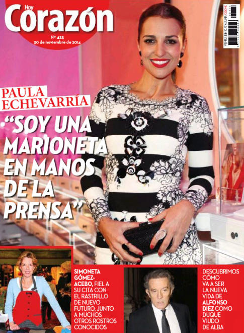 Paula Echevarría se siente una marioneta de la prensa en Hoy Corazón