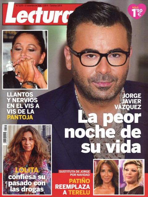 La peor noche de la vida de Jorge Javier Vázquez en Lecturas