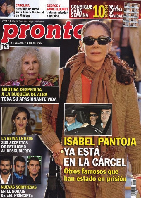 Pronto cuenta que Isabel Pantoja ya está en la cárcel
