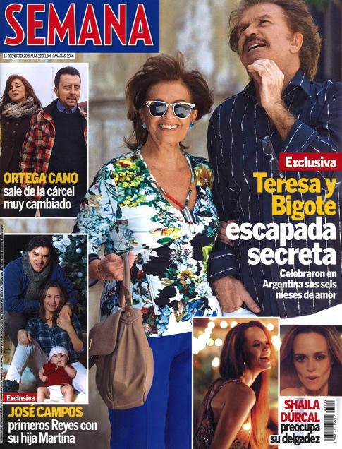Semana desvela la escapada de María Teresa Campos y Bigote Arrocet
