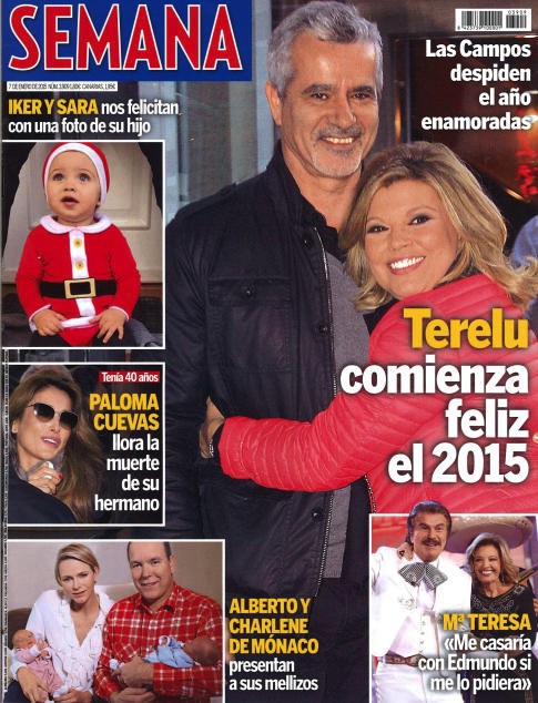 Terelu Campos comienza feliz en 2015 en Semana