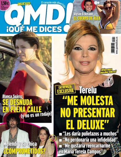 Terelu Campos y su malestar por no presentar 'Sálvame Deluxe' en Navidad en QMD!