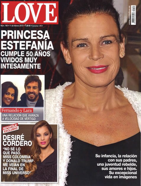 Los 50 años de Estefanía de Mónaco en Love