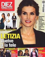 La Reina Letizia y su vuelta a la tele en Diez Minutos