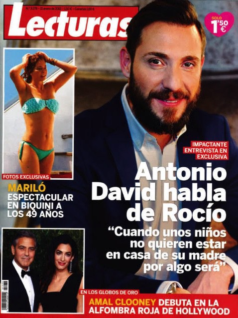 Antonio David habla en Lecturas de Rocío Carrasco