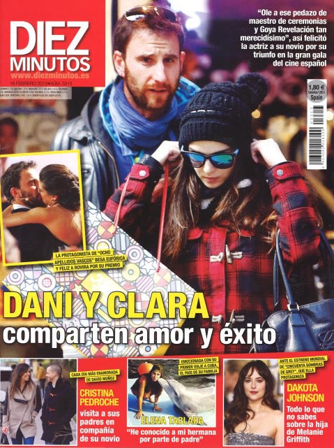 Clara Lago y Dani Rovira comparten amor y éxito en Diez Minutos