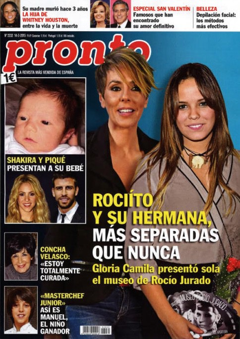 Las diferencias irreconciliables de Rocío Carrasco y Gloria Camila en Pronto