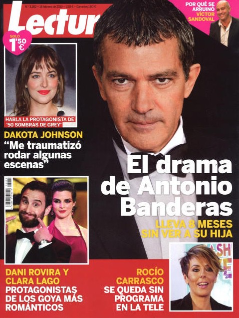 El drama de Antonio Banderas en Lecturas