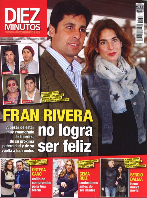 Fran Rivera y sus problemas para ser feliz en Diez Minutosa
