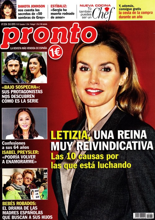Letizia, muy reivindicativa en Pronto