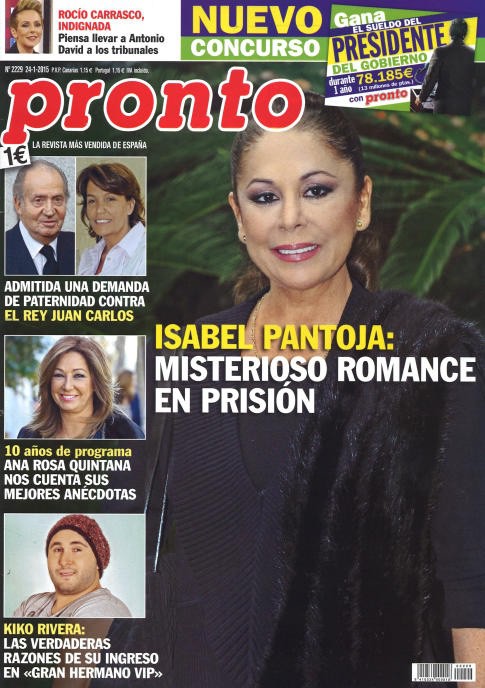 El misterioso romance de Isabel Pantoja en la cárcel en Pronto