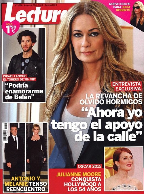 Olvido Hormigos se autoproclama princesa del pueblo en Lecturas