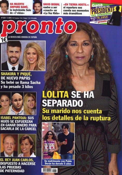Pronto cuenta la separación de Lolita