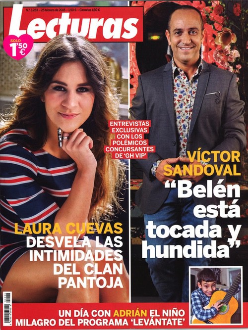 Víctor Sandoval en Lecturas: