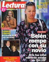 Lecturas desvela que Belén Esteban ha roto con Miguel por una infidelidad