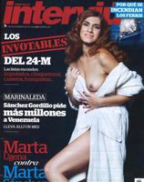Interviú desnuda a Marta Ugena