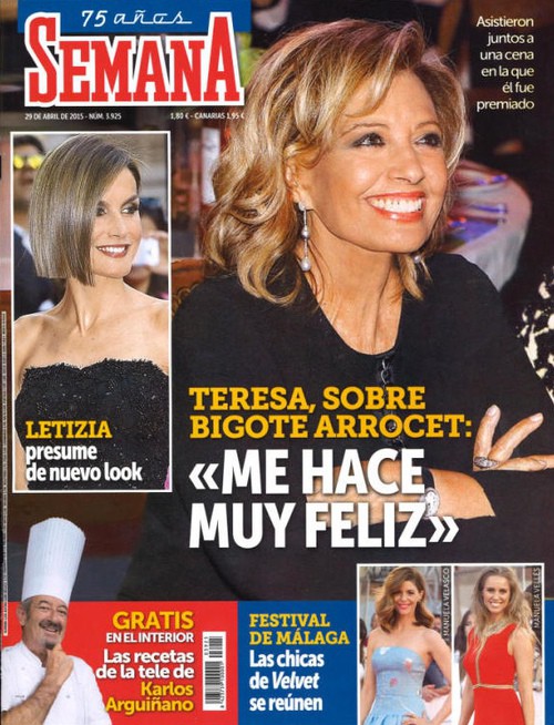 Bigote Arrocet, el secreto de la felicidad de María Teresa Campos en Semana