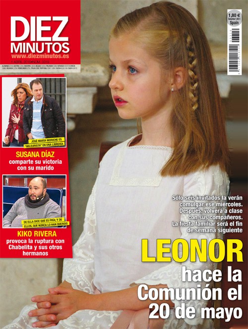 Diez Minutos revela la fecha de la Primera Comunión de la Princesa Leonor