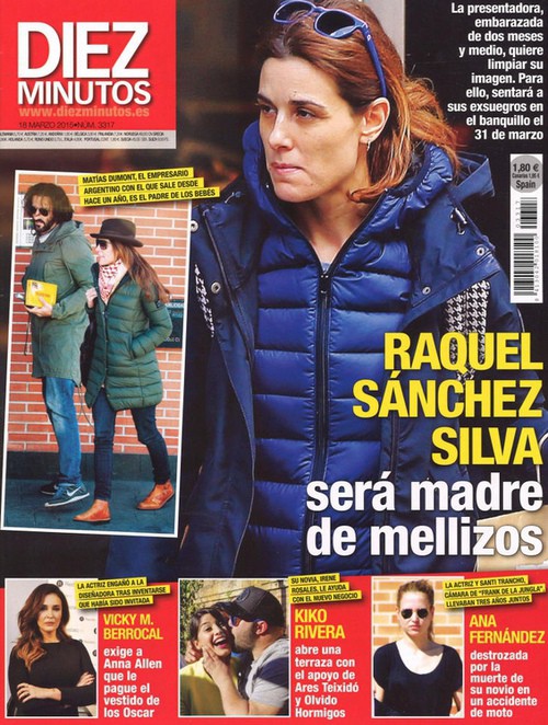 El doble embarazo de Raquel Sánchez Silva en Diez Minutos
