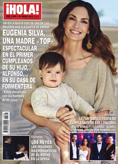 Eugenia Silva celebra el primer cumpleaños de Alfonso en ¡Hola!