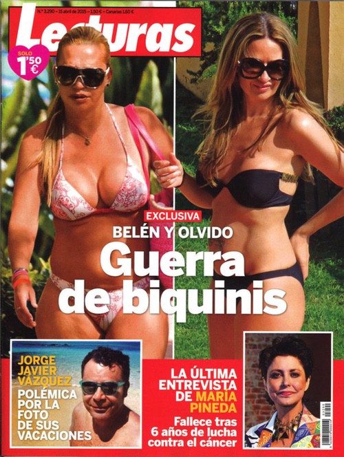 Guerra de biquinis entre Belén y Olvido en Lecturas